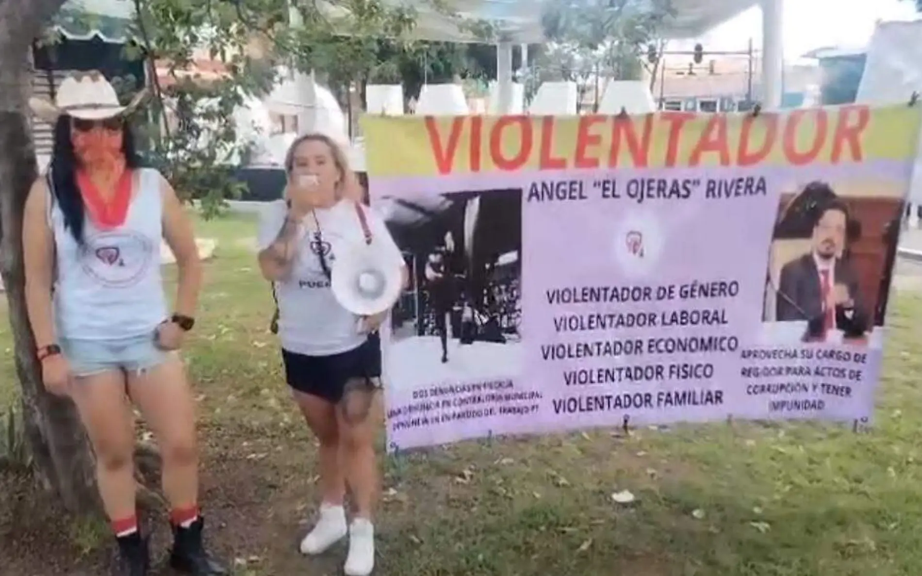 deudores alimenticios protesta contra regidor